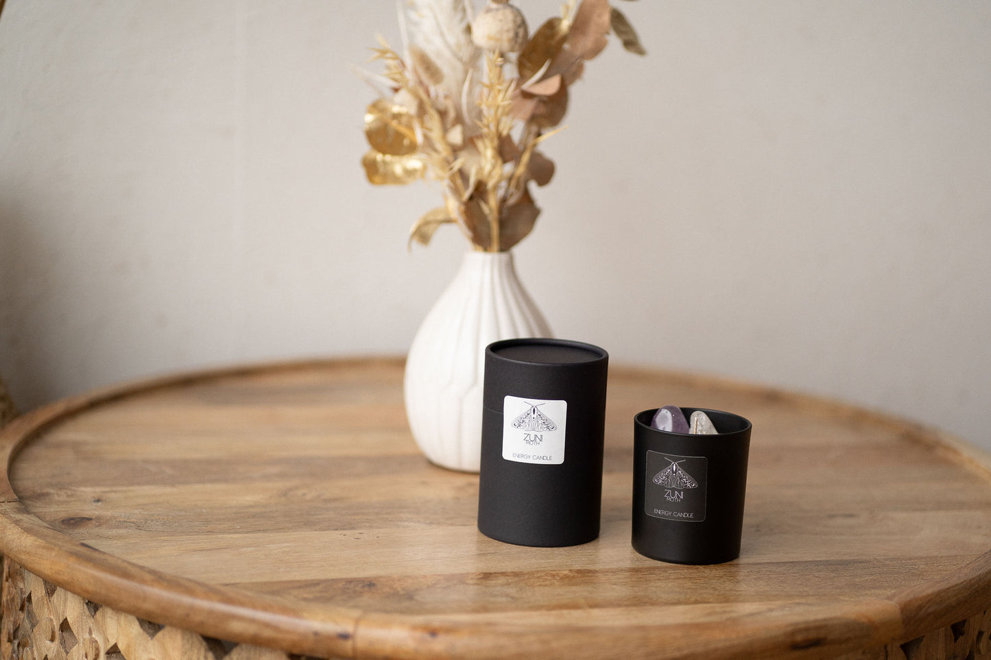 Energy Candle ♥ Black Plum & Rhubarb